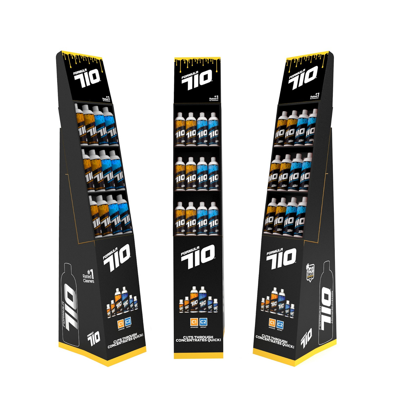 Formula 710 wholesale merchandising displays