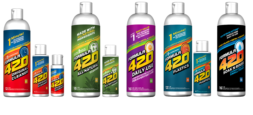  Formula 420 Glass Metal Ceramic Pipe Cleaner 12 Oz. 3 Pack :  Health & Household