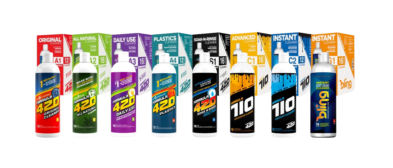 Formula 420 stocked retail display
