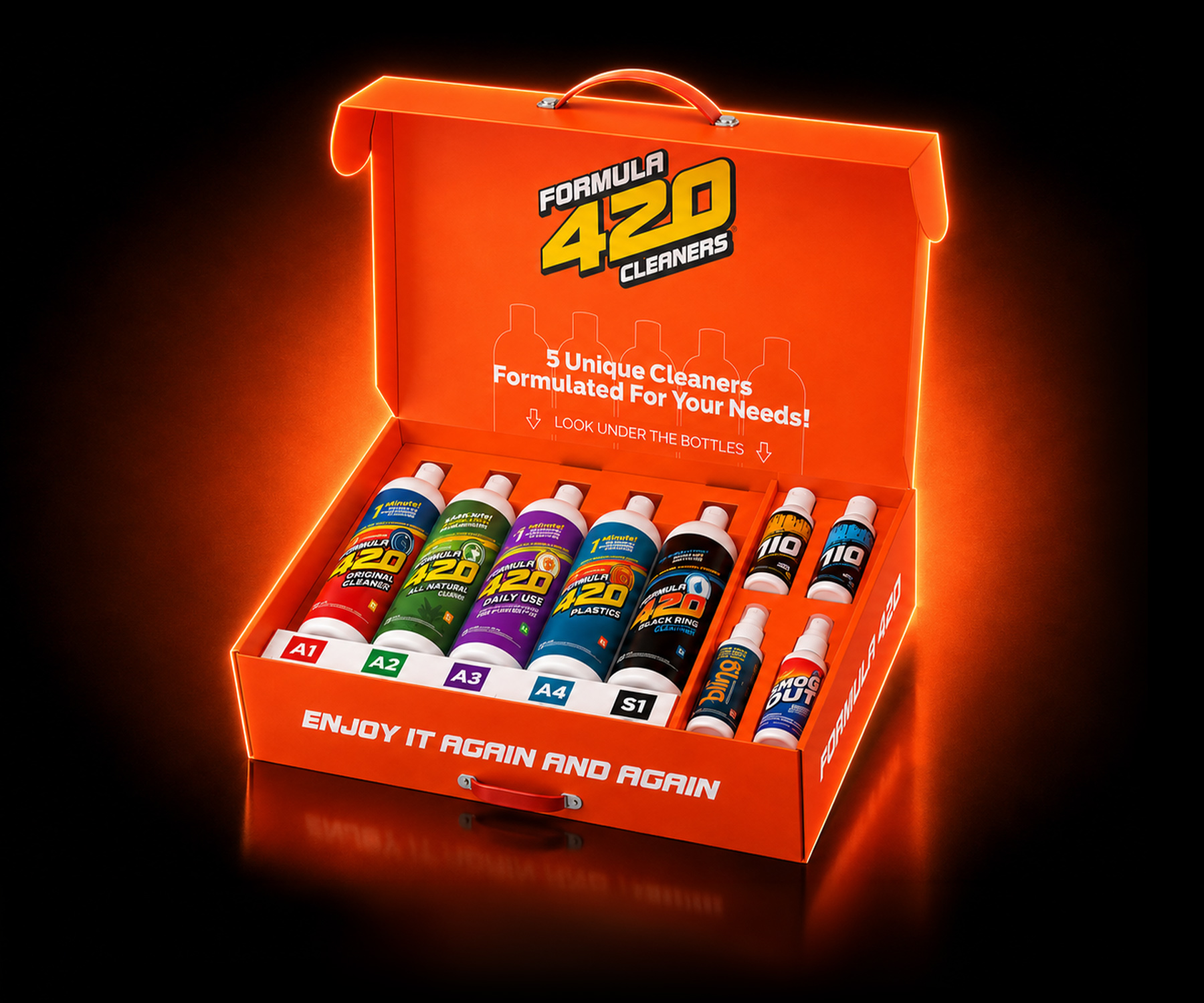 Formula 420 illuminated sign and retail display